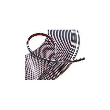 Fita de Niquel Cromo Meia Cana 1,5mm x 1,5mm x 5metros
